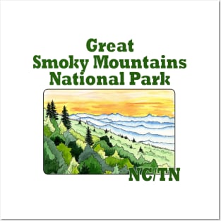 Great Smoky Mountains National Park, NC/TN Posters and Art